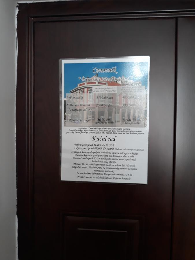 Prenociste Nikolas Grand Smederevo Eksteriør billede